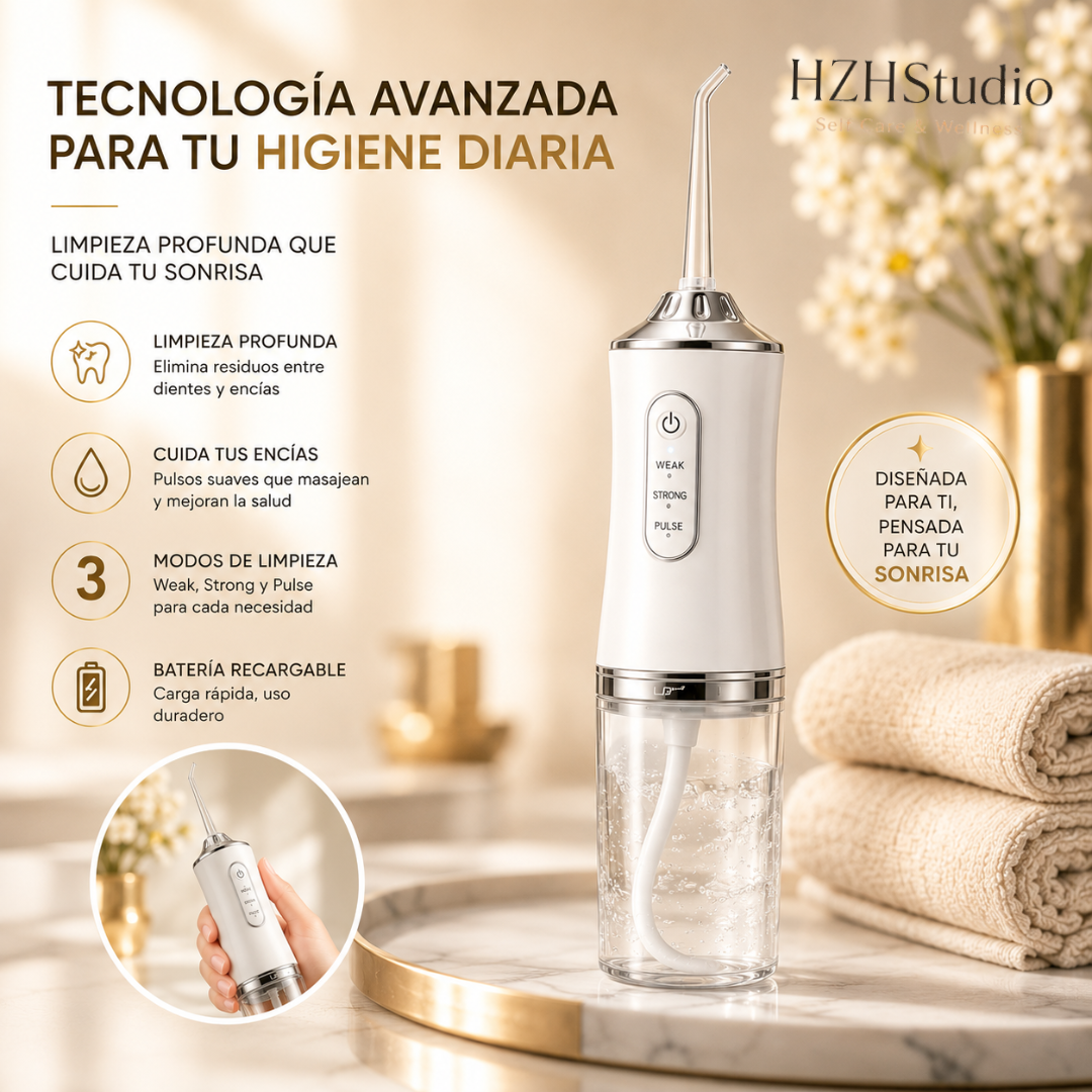 IRRIGADOR DENTAL PORTÁTIL PREMIUM