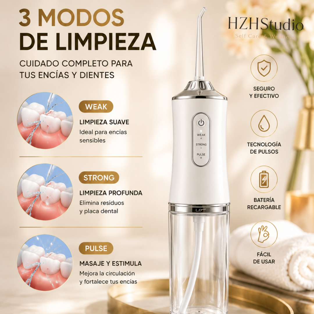 IRRIGADOR DENTAL PORTÁTIL PREMIUM